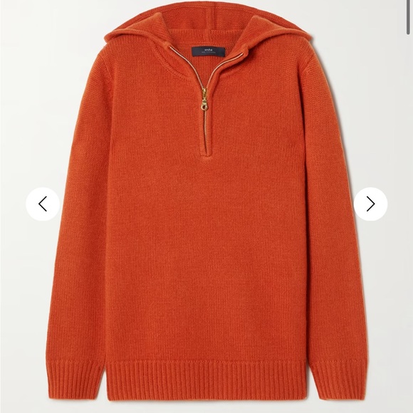 ARCH4 DELORES CHUNKY KNIT TERRACOTTA Cashmere Sweater - Picture 10 of 12